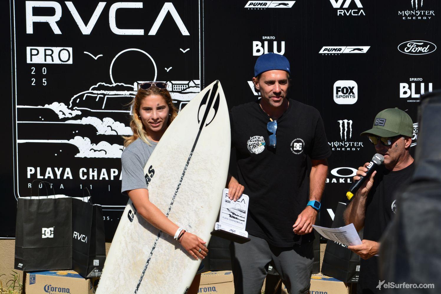 Catalina Mercere y Matias Anton de Scholas Occurrentes RVCA Open Pro 2025 - Foto: Brian Bjerrum