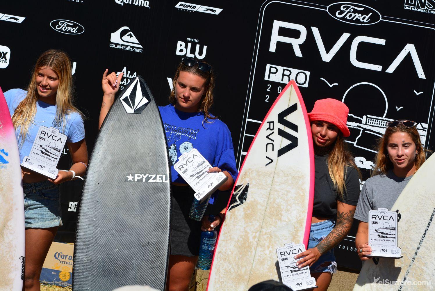 Podio Open Damas RVCA Open Pro 2025 - Foto: Brian Bjerrum